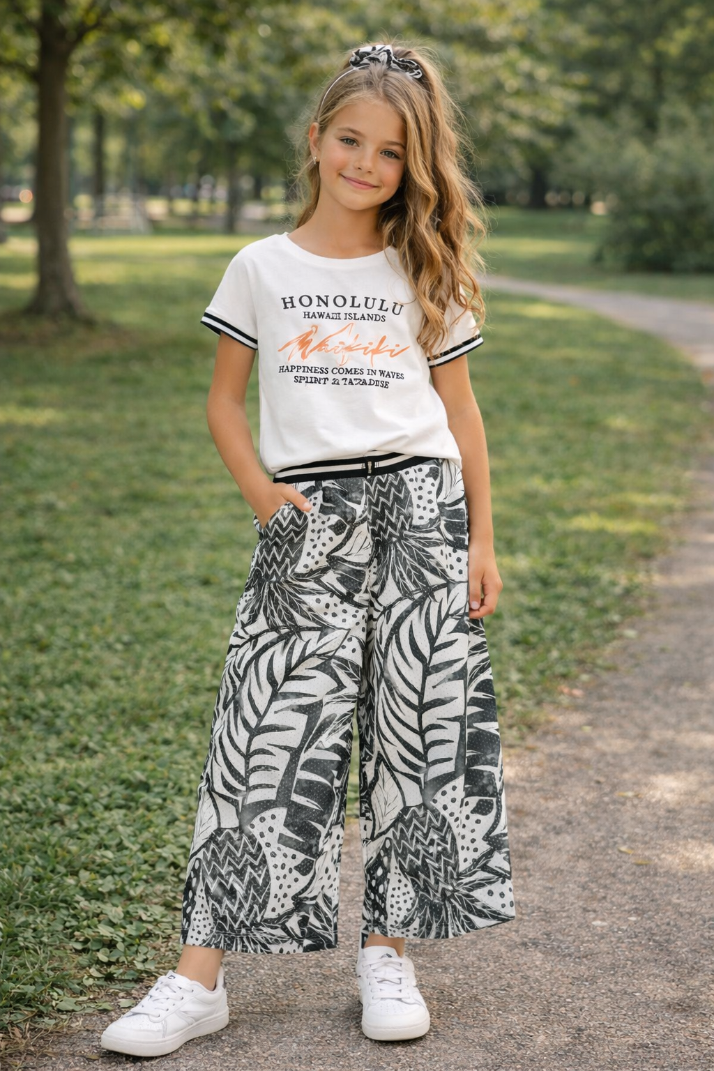 ΣΕΤ ΜΠΛΟΥΖΑ ΜΕ ΠΑΝΤΕΛΟΝΙ 3/4 ΚΑΙ SCRUNCHIE SPRINT