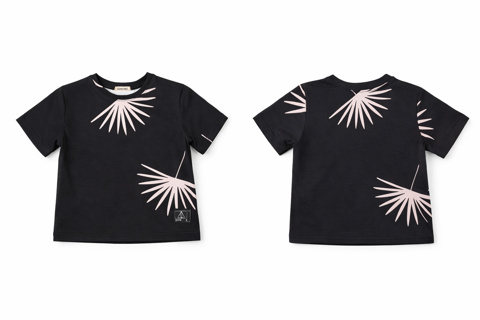 T SHIRT ΜΑΥΡΟ ΜΕ ΣΧΕΔΙΑ - Image 2