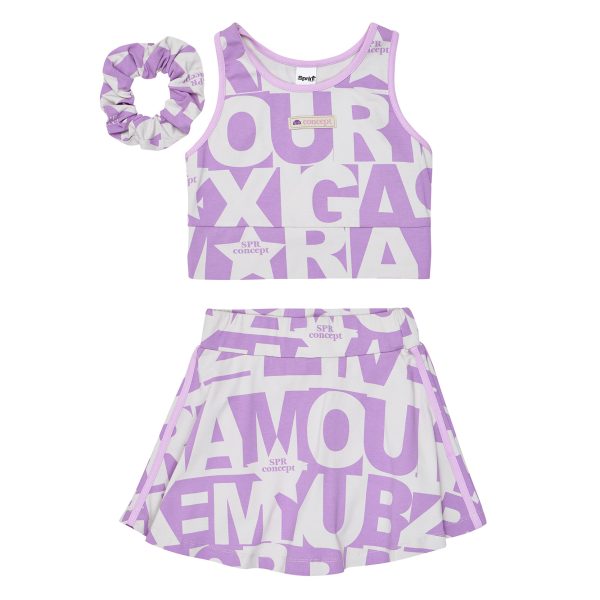 ΣΕΤ ΤΟΠ ΚΑΙ ΦΟΥΣΤΑ ΜΕ ΣΟΡΤΣΑΚΙ ΕΣΩΤΕΡΙΚΑ KAI SCRUNCHIE SPRINT