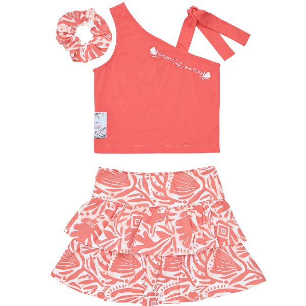 ΣΕΤ ΦΟΥΣΤΑ ΜΕ ΣΟΡΤΣΑΚΙ ΕΣΩΤΕΡΙΚΑ ΚΑΙ SCRUNCHIE  SPRINT