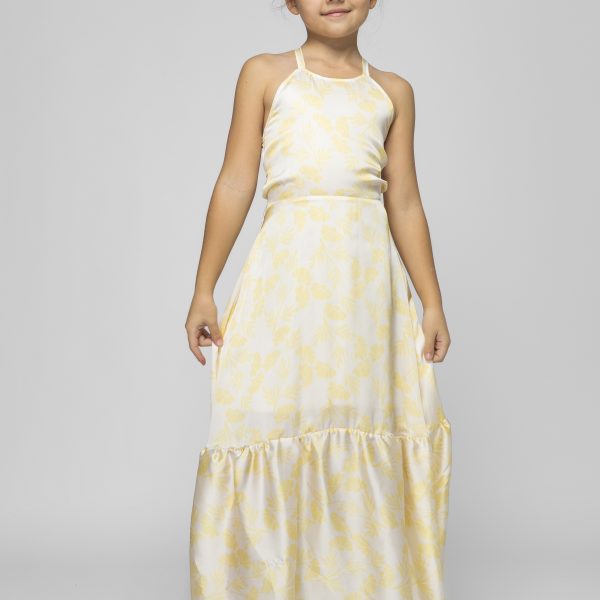 ΦΟΡΕΜΑ ΜΑΚΡΥ ΕΞΩΠΛΑΤΟ ΣΑΤΕΝ ΚΙΤΡΙΝΟ/ΛΕΥΚΟ