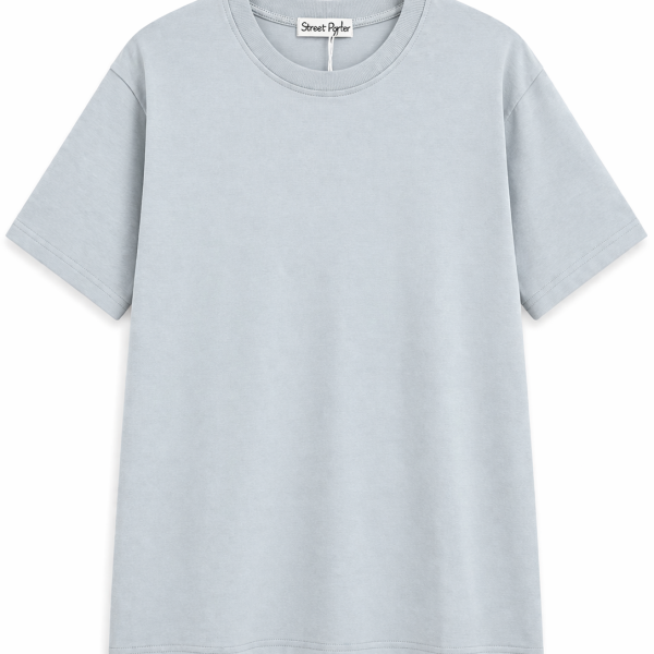 T SHIRT BASIC UNISEX LIGHT GREY