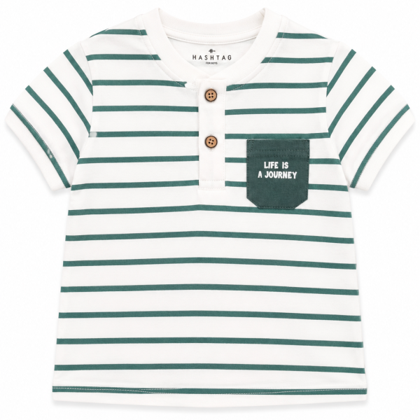 T SHIRT ΡΙΓΕ ΜΕ ΚΟΥΜΠΑΚΙΑ ΚΑΙ ΓΡΑΜΜΑΤΑ ΣΤΟ ΠΙΣΩ ΜΕΡΟΣ
