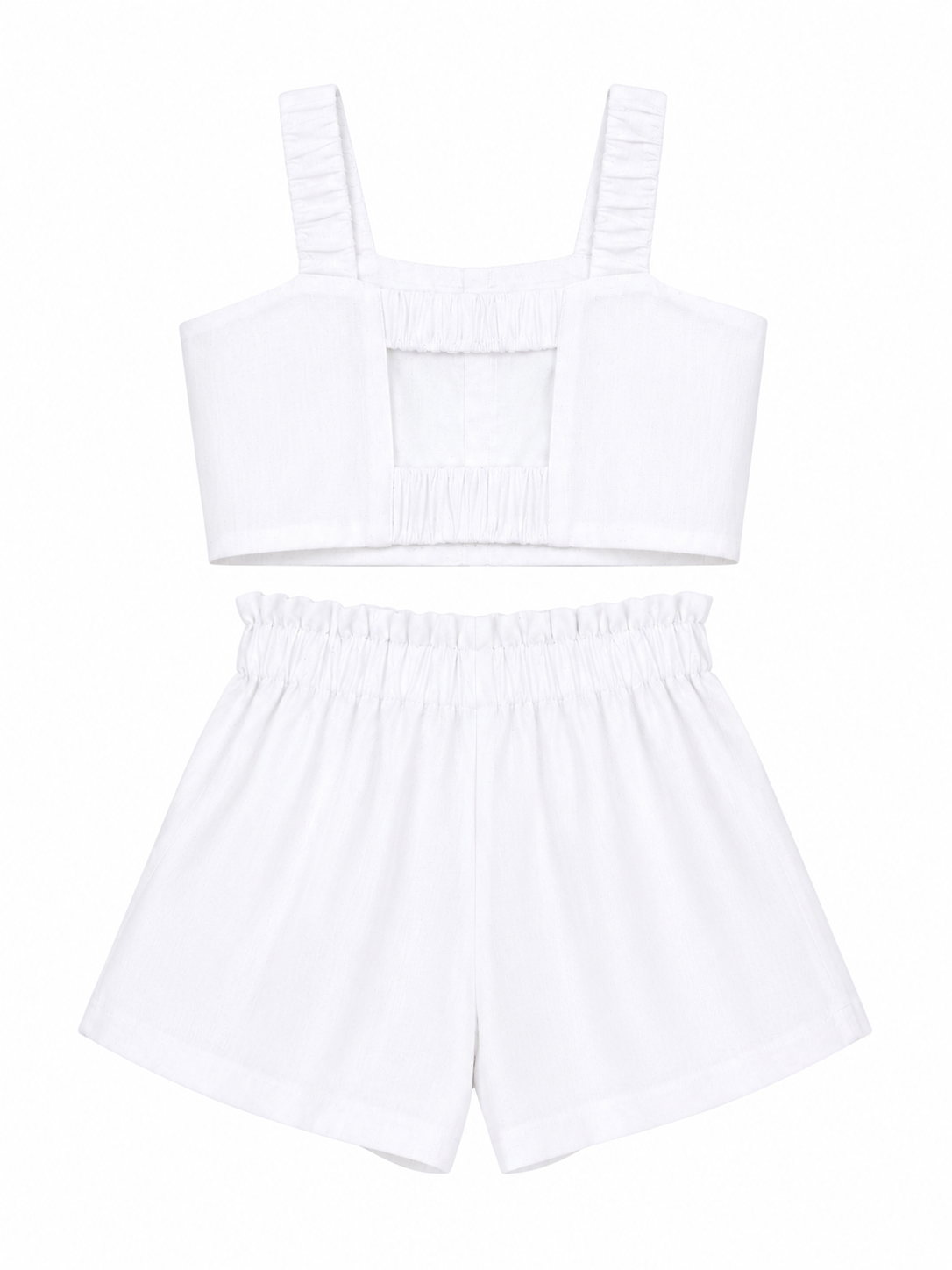CROP TOP ΕΞΩΠΛΑΤΟ ΚΑΙ ΣΟΡΤΣΑΚΙ OFF WHITE - Image 2