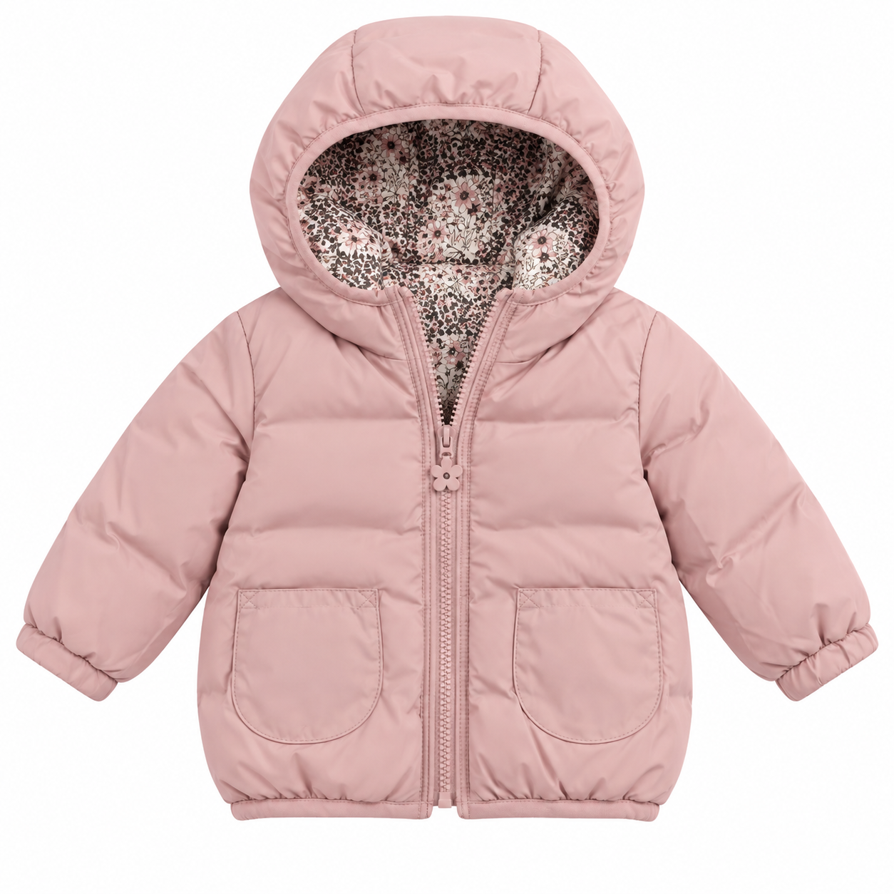 BABY GIRLS PUFFER JACKET LILAC ΔΙΠΛΗΣ ΟΨΗΣ - Image 2